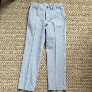 Janie and Jack Blue Striped Chinos